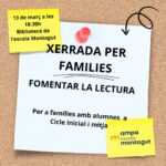 Xerrada per famílies - Fomentar la lectura